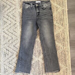 VERVET BY FLYING MONKEY Gray Straight Leg Jeans